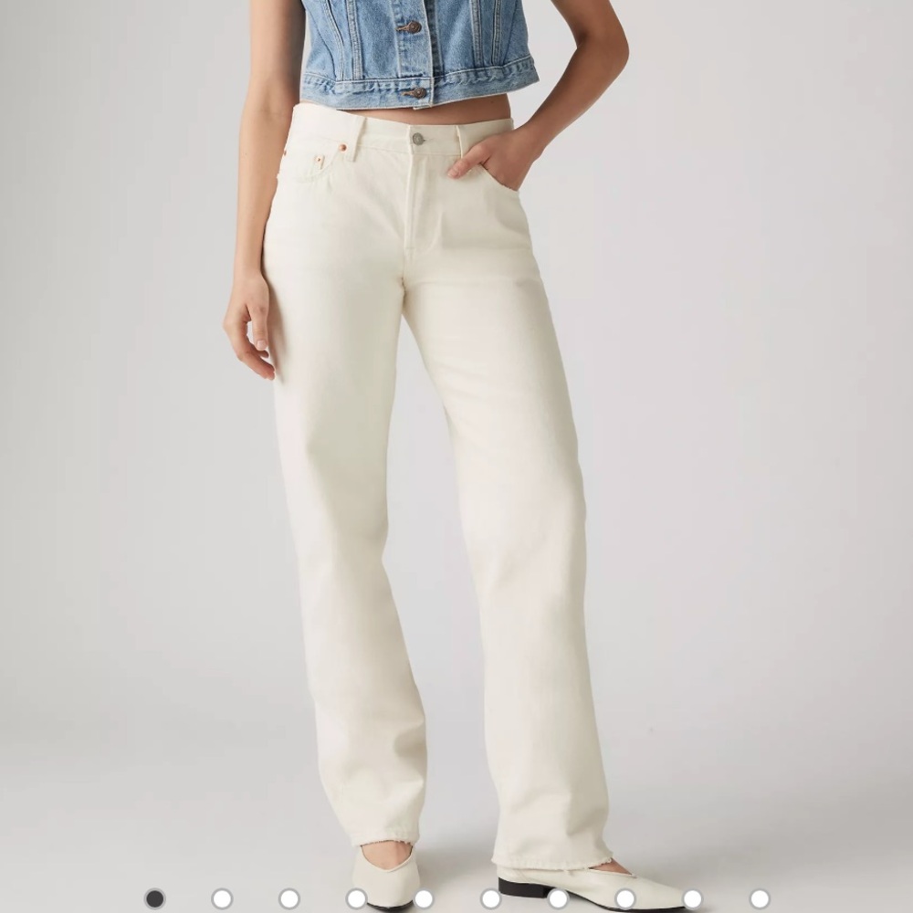 Levi's Women's Straight Leg Jeans - Cream